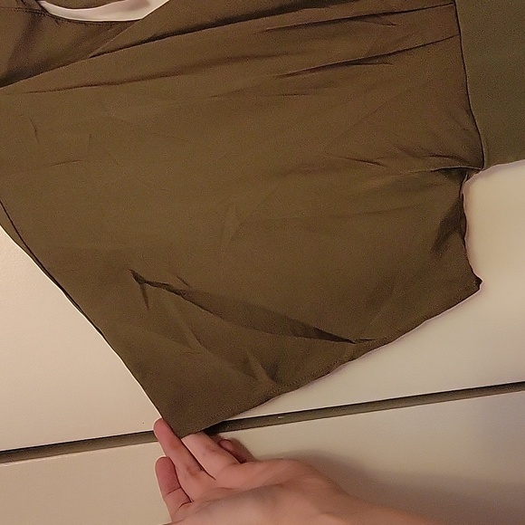 Banana Republic Dolman Tie Neck Surplice Top - Picture 3 of 5